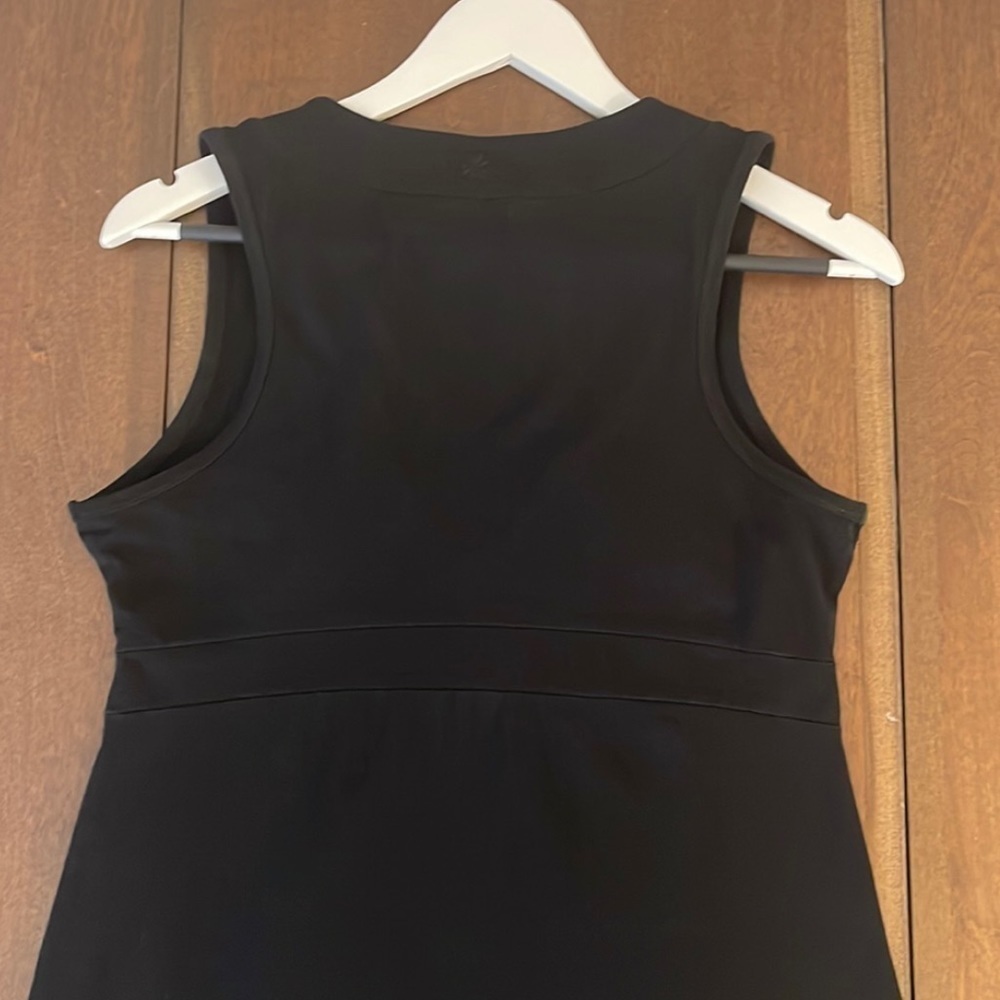 ATHLETA Organic Cotton Sleeveless V Neck Dress Sz. MD. - Picture 7 of 17
